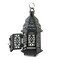 Gallery of Light Home Decorative Black Iron Moroccan Candle Lantern - 10.5 inches